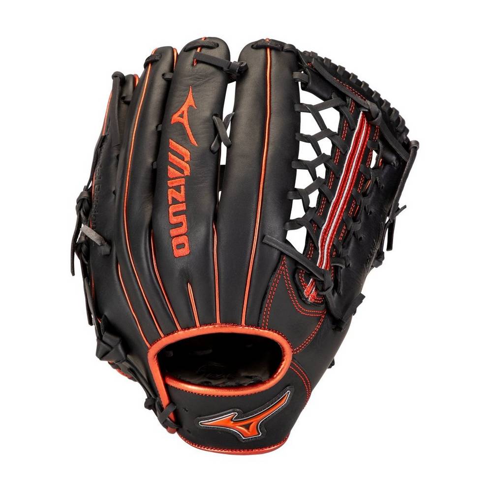 Luva Baseball Mizuno MVP Prime SE Outfield 12.75" - Homem - Pretas/Vermelhas - SIWXR4150